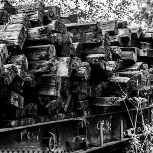 urbex Gare Hombourg zwart-wit Harrie Jegerings